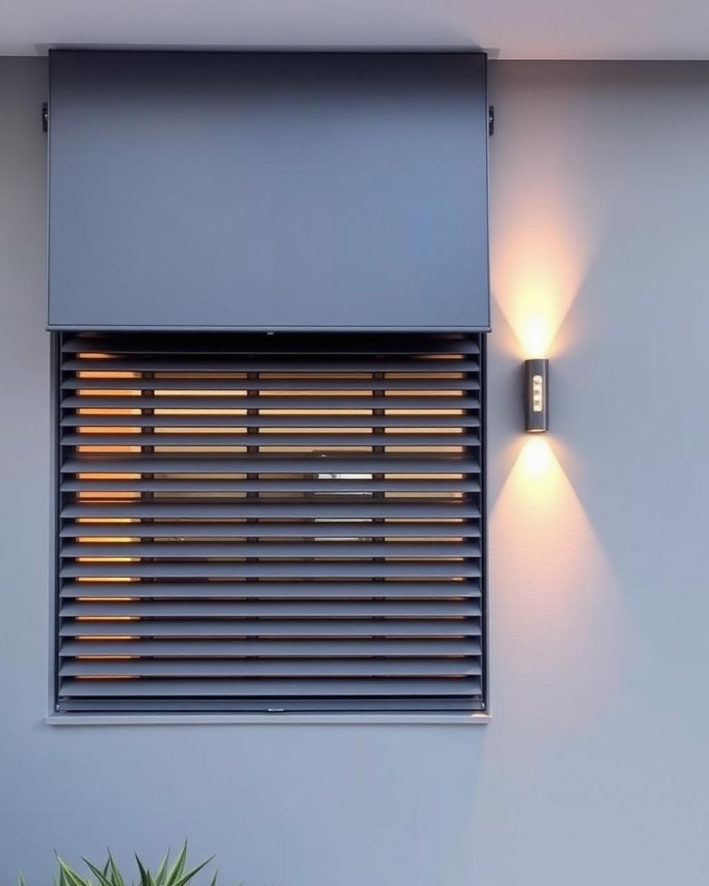 Aluminium shutters